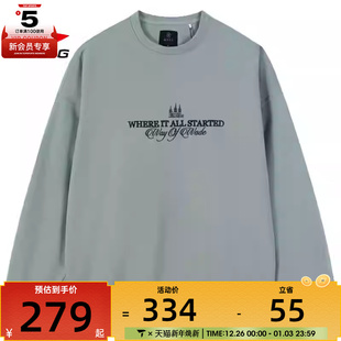 NING李宁男子套头运动卫衣AWDU281