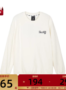 SKECHERS斯凯奇男女运动休闲套头衫卫衣L324U106-0074