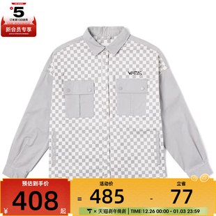 VN000NFAEC6 衬衫 VANS范斯女子CHECKER BLOCK运动休闲长袖