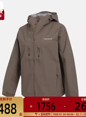 Timberland添柏岚女子Waterproof运动健身夹克外套A5XRU-BK0