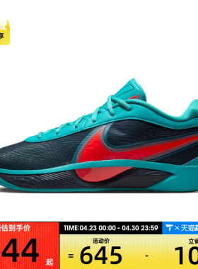 NIKE耐克男子GIANNIS FREAK 6 EP运动训练篮球鞋FJ7807-300