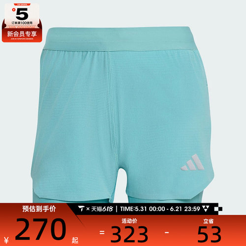 adidas阿迪达斯女子adi365 2in1 W运动休闲短裤KE2281