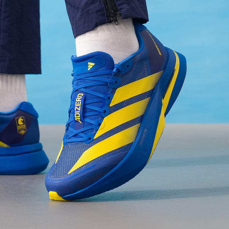 adidas阿迪达斯男子ADIZERO波士顿13健身运动训练跑步鞋KK4238