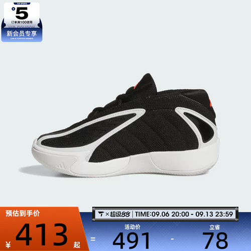 adidas阿迪达斯男小童爱德华兹2运动鞋训练篮球鞋JR9376