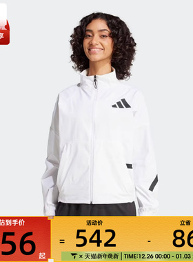 adidas阿迪达斯女子W Z.N.E. WV TT运动健身夹克外套JW1754