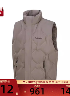 Timberland添柏岚男子Down Vest运动羽绒马甲背心A5RPE-BK0