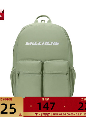 SKECHERS斯凯奇男女运动休闲双肩包L325U089-02BV