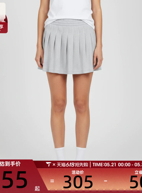adidas阿迪达斯女子舒适透气健身跑步短裙运动休闲半身裙KF6765