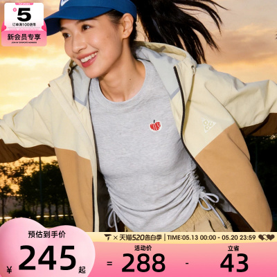 NIKE耐克女子RIB LS MD CRP TOP GCE运动休闲长袖T恤HV8728-063