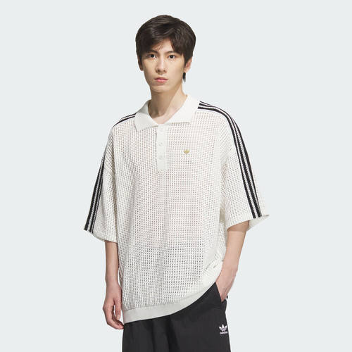 adidas阿迪达斯三叶草男子RST FF POLO SS运动休闲短袖T恤KF0403
