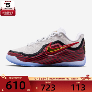 NIKE耐克男大童詹姆斯“惊艳首秀”运动训练实战篮球鞋IQ6710-100