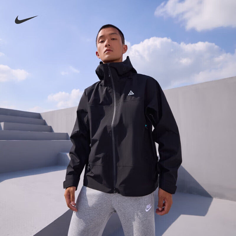 尖货丨NIKE耐克中性ACG 时尚百搭连帽夹克运动外套FV8642-010 - 实物图