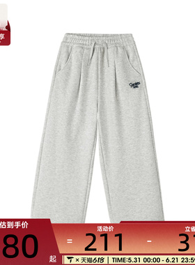 SKECHERS斯凯奇大童运动休闲长裤L425G063-01KY