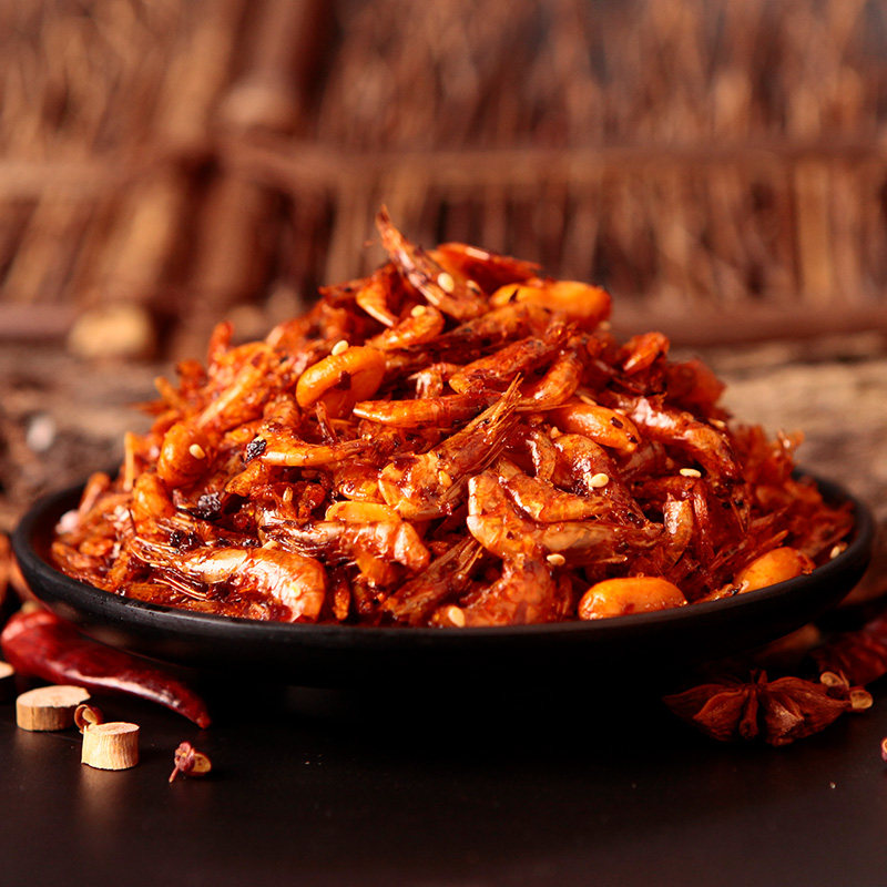 10袋装 蜀道香麻辣脆虾10g四川特产香辣虾辣味海鲜零食小包装批发|ruв категории закуски/орехи/специальность, Кальмары/вяленая рыба/морепродукты мгновенный, мгновенный креветки закуски - от Buy2taobao.com для оказания профессиональной услуги покупки агента Taobao