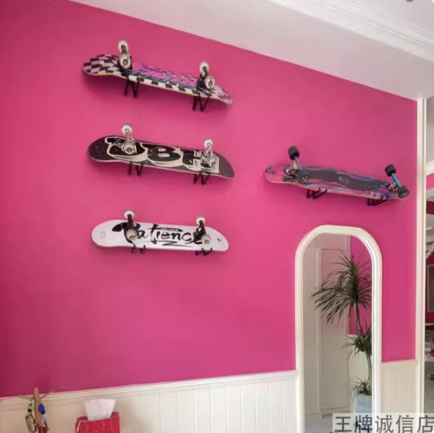 雪橇板滑雪板冲浪板收纳墙壁挂架四轮滑板舞板长板大鱼板壁挂挂钩,运动/瑜伽/健身/球迷用品,滑板,淘宝优惠券,粉丝福利购,淘宝优惠卷