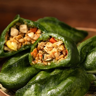 低價(jià)清倉 楊先生艾草鮮肉筍干青團(tuán)清明艾葉粑粑小吃食品特產(chǎn)