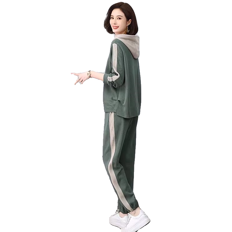 休闲运动卫衣套装女2024春秋