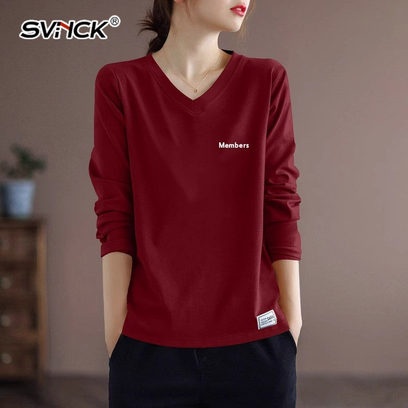 纯棉长袖t恤女装宽松大码2025秋季新款减龄胖mm藏肉遮肚上衣打底