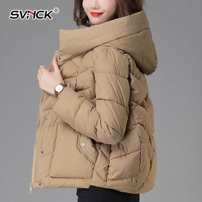 短款羽绒棉服女士2025新款秋冬加厚外套时尚爆款防寒连帽小棉袄女,女装/女士精品,短外套,淘宝优惠券,粉丝福利购,淘宝优惠卷