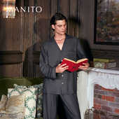 MANITO 家居服睡衣 丝羊绒羊毛套装 曼尼陀Authentic Extra男士