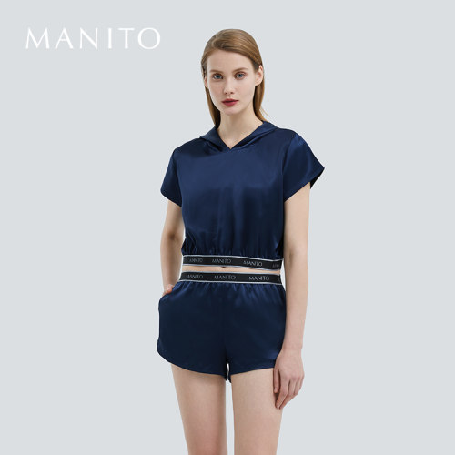 manito曼尼陀运动蚕丝高端睡衣
