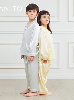 MANITO/曼尼陀 Authentic婴童真丝睡衣舒适宽松桑蚕丝家居
