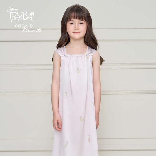 MANITO迪士尼奇妙仙子合作系列Enchanted Charm儿童桑蚕丝睡裙