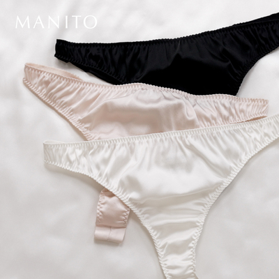 MANITO/曼尼陀Tacetto‌ 桑蚕丝内裤礼盒19姆米T裤三角内裤薄款