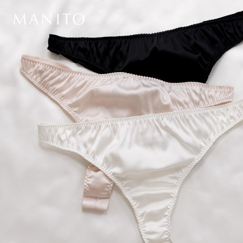 MANITO/曼尼陀Tacetto‌ 桑蚕丝内裤礼盒19姆米T裤三角内裤薄款