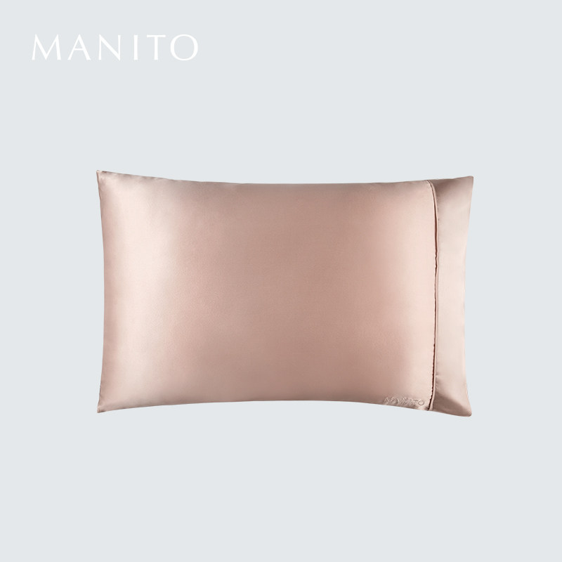 manito曼尼陀美式枕套桑蚕丝