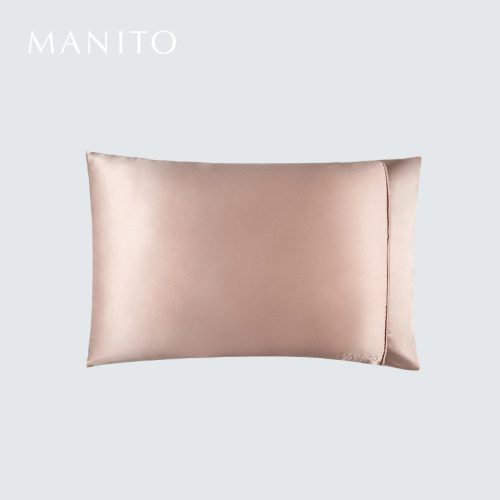 manito曼尼陀美式枕套桑蚕丝