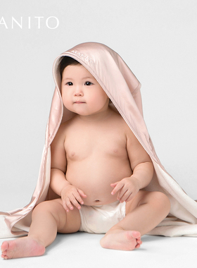 MANITO/曼尼陀Silk Terry婴童真丝便携巾舒适透气盖毯毯子
