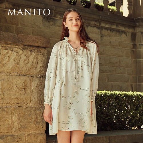manito桑蚕丝春夏小清新
