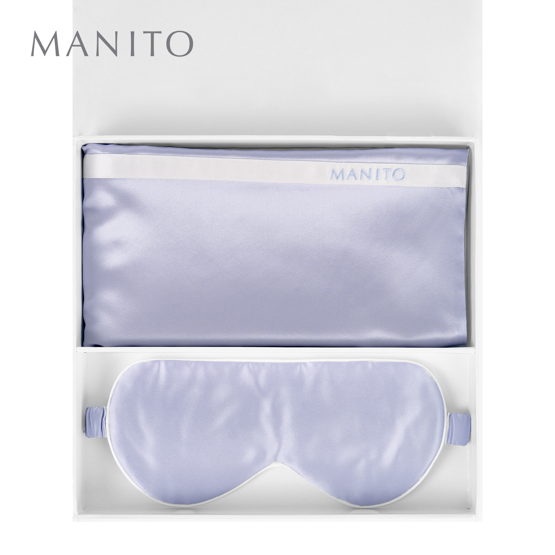 MANITO/曼尼陀Macaron桑蚕丝枕套礼盒真丝眼罩