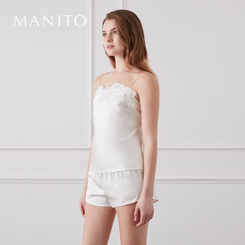 MANITO/曼尼陀真丝吊带短裤