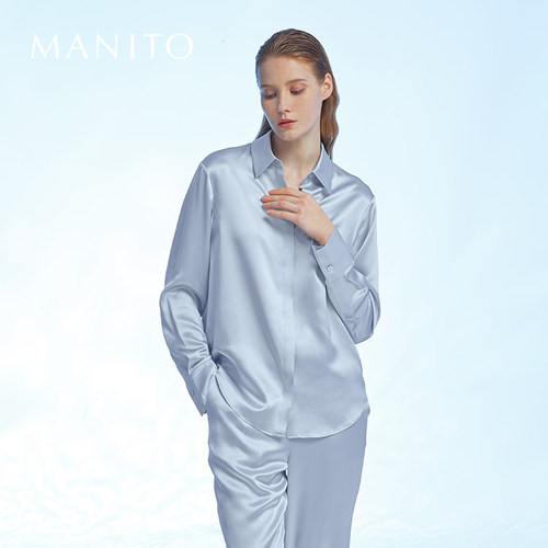 manito曼尼陀玻尿酸钥匙真丝睡衣