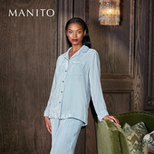 家居服套装 MANITO 曼尼陀Pleat女士丝绒套装 女可外穿