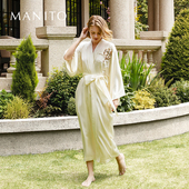 MANITO 曼尼陀Balloon奢华礼盒真丝睡袍眼罩桑蚕丝送女友