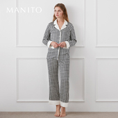MANITO Stooth真丝睡衣套蚕丝家居服 曼尼陀Hound