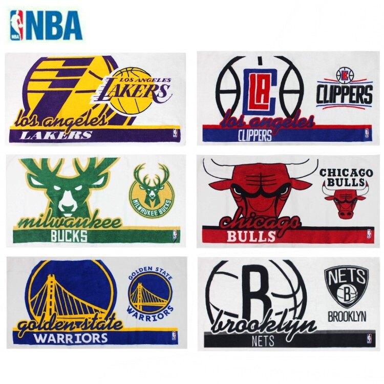 NBA篮球运动割绒毛巾快船湖人勇士公牛骑士篮网雄鹿火箭割绒纯棉