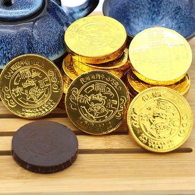 徐福记金币牛奶巧克力500g新年糖