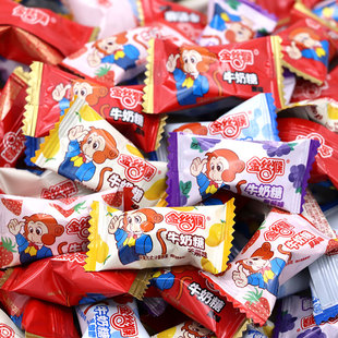 金丝猴牛奶糖多种口味混合500g/150颗喜糖草莓葡萄原味零食糖果