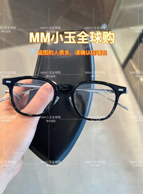 GM抗蓝光眼镜ROB系列复古光学镜架 适合圆脸韩版方形眼镜