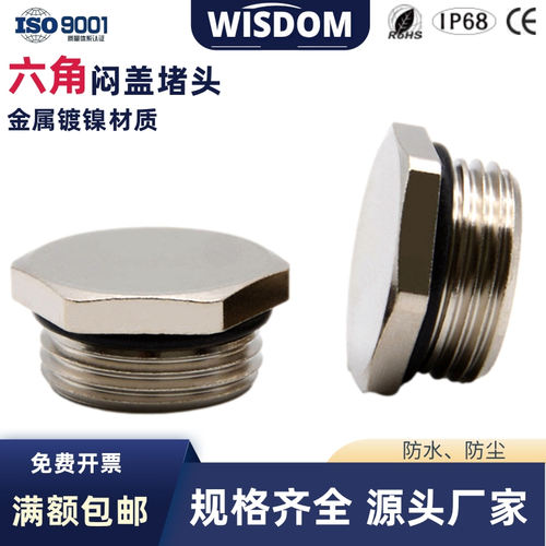 金属堵头防水丝堵六角闷头螺纹