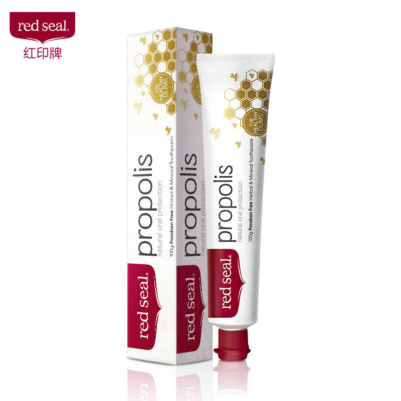 新西兰进口Red Seal/红印蜂胶牙膏 牙龈出血口腔溃疡 去牙渍|msdalam kategori Care pembersih/tuala wanita/kertas/Aromatherapy, Rambut dan badan/kebersihan peribadi, Penjagaan oral, ubat gigi - dari Buy2taobao.com untuk memberikan perkhidmatan ejen Taobao profesional membeli