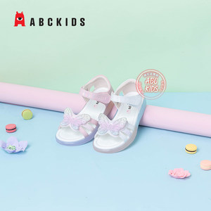 abckids女童凉鞋果冻公主凉鞋