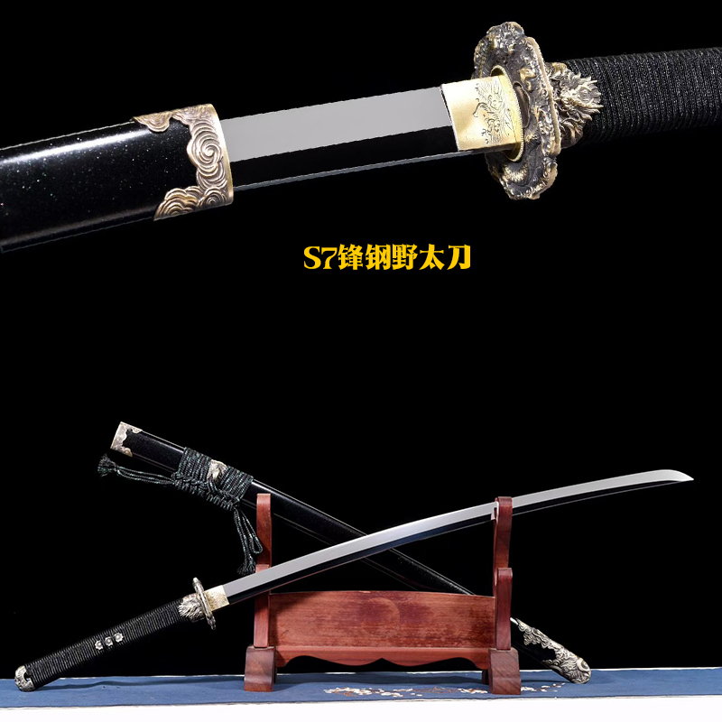 龙泉市武士刃打刀太刀居合练习动漫唐横刀日式剑防身冷兵器未开刃