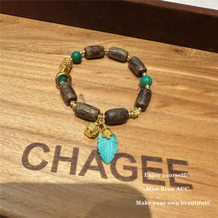 2025新款达拉干沉香中药手串女款高级感新中式国风手链轻奢小众