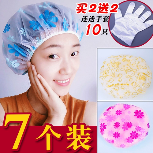 Водонепроницаемая шапочка для душа для взрослых, лечебная детская модная маска для волос, увеличенная толщина