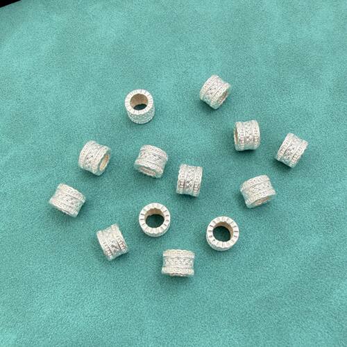 足银999腰缠万贯3D转运珠DIY散珠